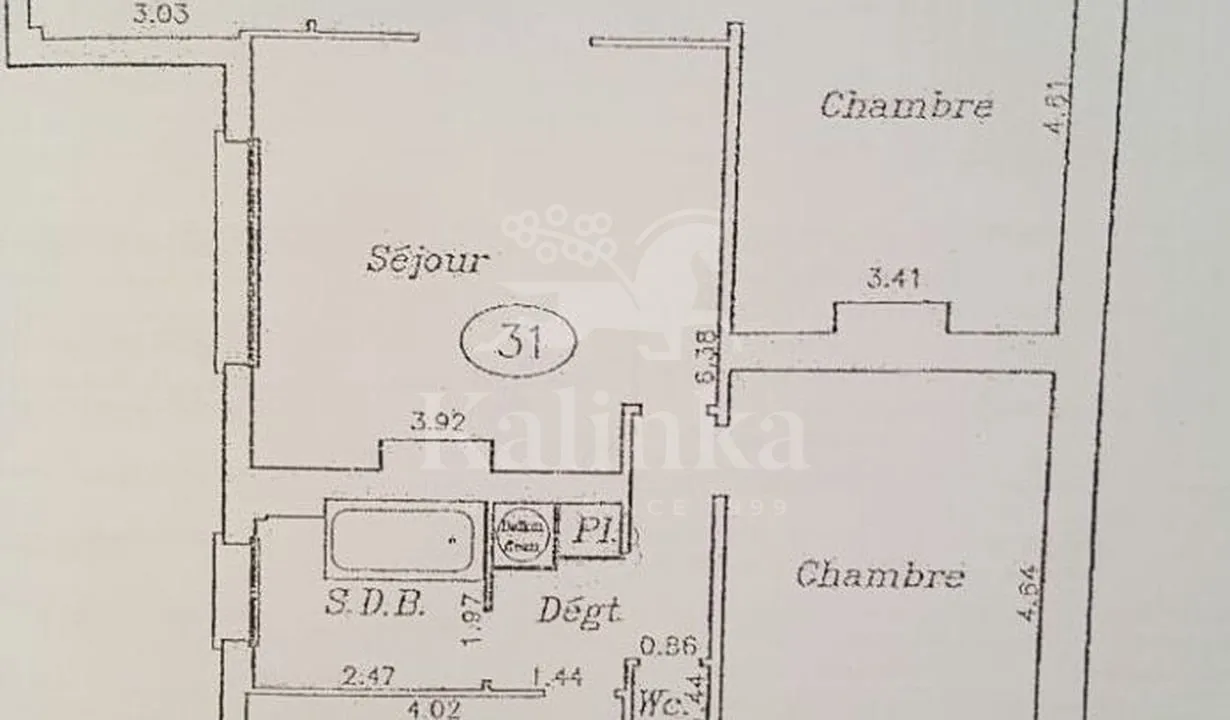 Apartment 93 m² — France